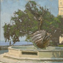 Fountain in Memorial Park