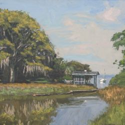 San Marco Inlet in Amber Tones